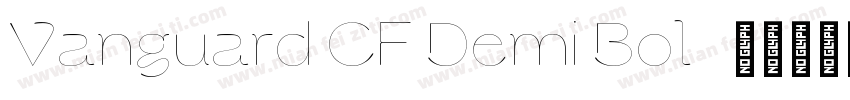 Vanguard CF Demi Bol字体转换
